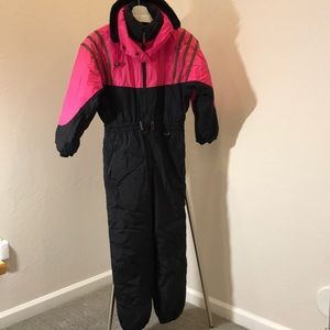 Fera Jr Size 12 Snow Suit~Zipper Front W/Snap Neck